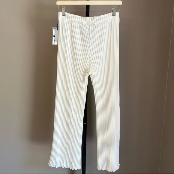 Simon Miller Rib Alder Wide Leg Crop Pant Macadamia XS NWT Minimalist Neutral - Picture 4 of 7